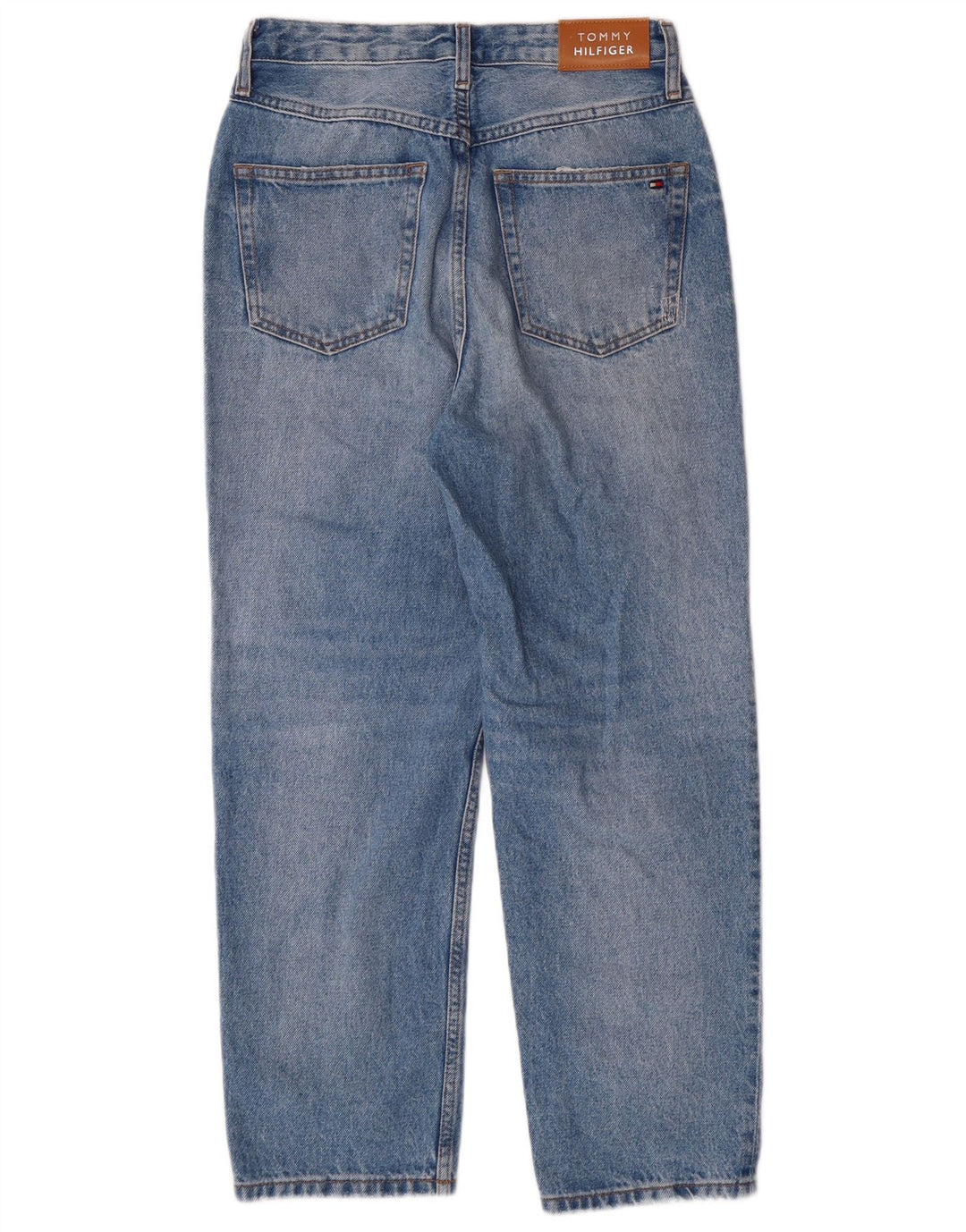 Tommy Hilfiger Damen Distressed High Waist Jeans W27 L28 Blue Classic