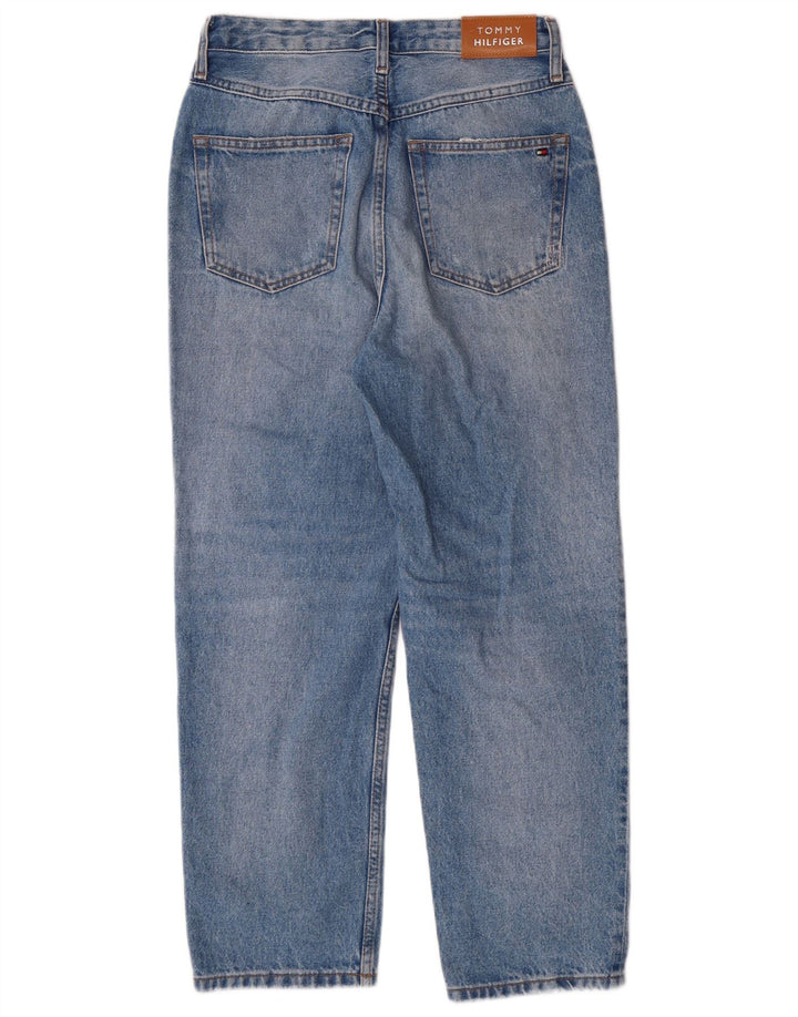 Tommy Hilfiger Damen Distressed High Waist Jeans W27 L28 Blue Classic