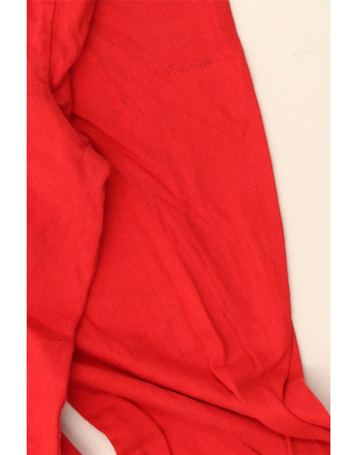 Volcom Herren-Grafik-T-Shirt, langärmelig, groß, aus roter Baumwolle