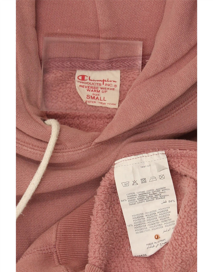 Champion Herren-Kapuzenpullover, Größe S, rosa, Baumwolle