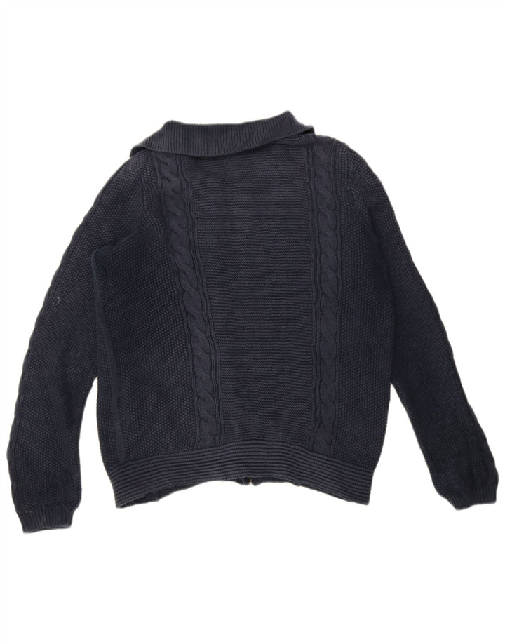 Marks & Spencer Damen-Strickjacke „Autograph“, Gr. 14, Marineblau