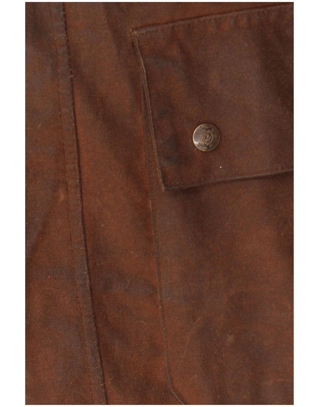 HUNTER Herren-Capelet-Mantel aus gewachster Baumwolle mit Kapuze für die Jagd, UK 34, XS, braune Baumwolle