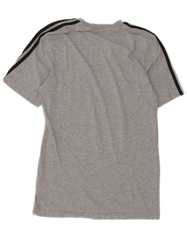 Adidas Herren T-Shirt Top Small Grau Baumwolle