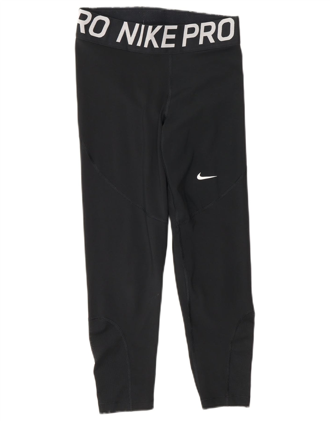 Nike Damen Dri Fit Graphic Capri Leggings UK 10 Small Schwarz