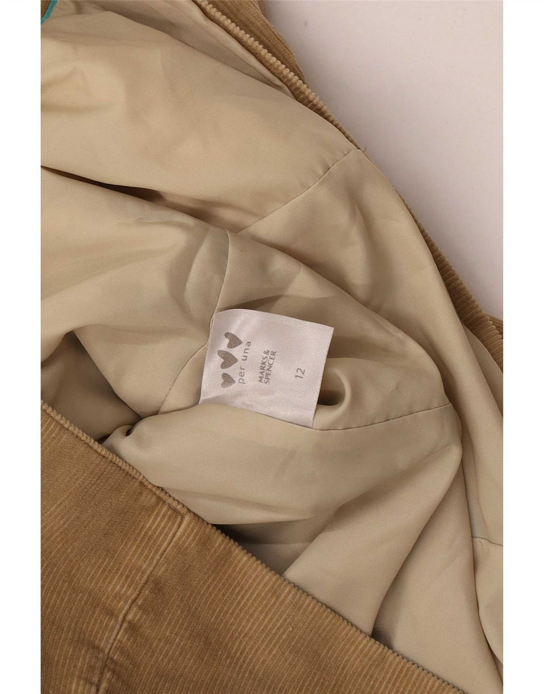 Marks & Spencer Damen Per Una 2-Knopf-Blazerjacke UK 12 Medium Beige
