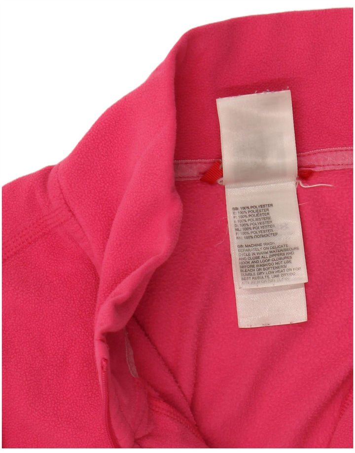 The North Face Damen-Fleecepullover mit Reißverschluss am Hals, UK 12, Mittelrosa, Polyester