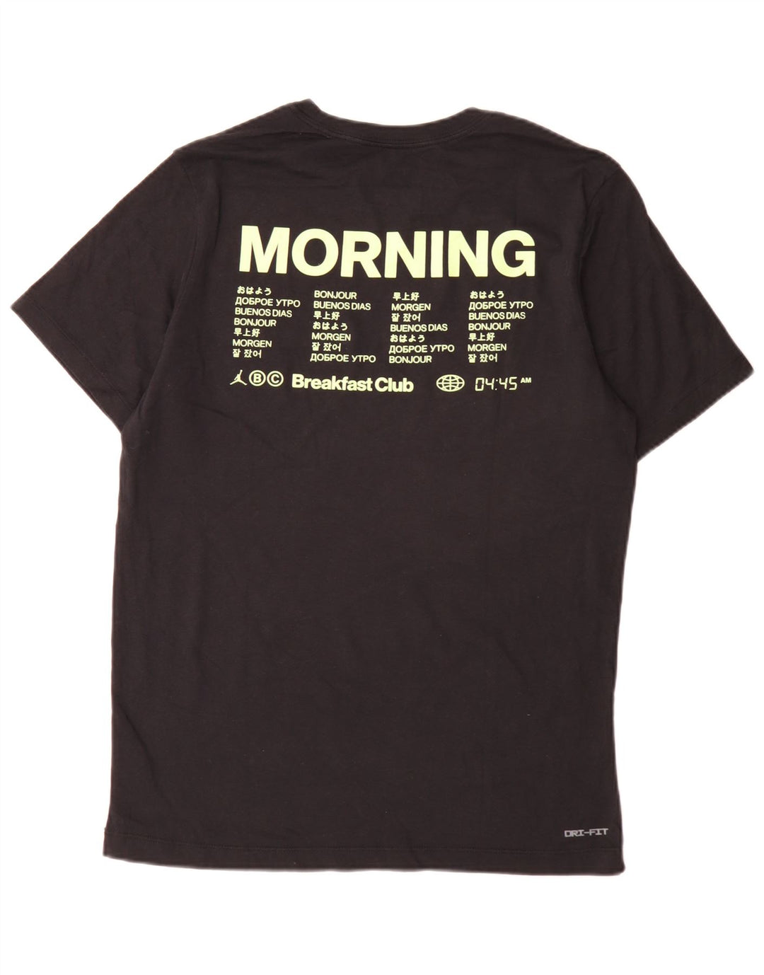 Jordan Herren-T-Shirt mit normaler Grafik, mittelgroß, schwarz, Baumwolle, Sport