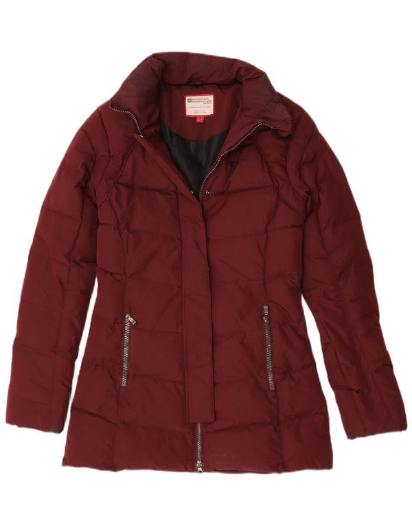 Mountain Warehouse Womens Padded Jacket UK 8 Small Burgundy Polyester