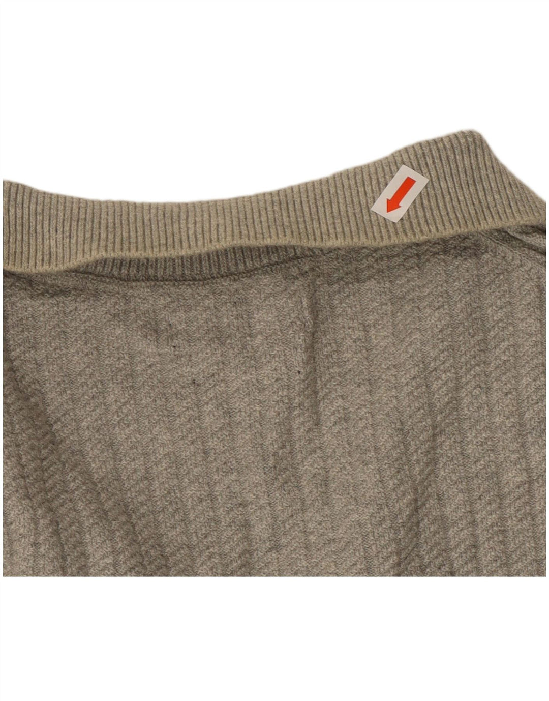 MASSIMO DUTTI Herren Rollkragenpullover aus mittelgrauer Baumwolle