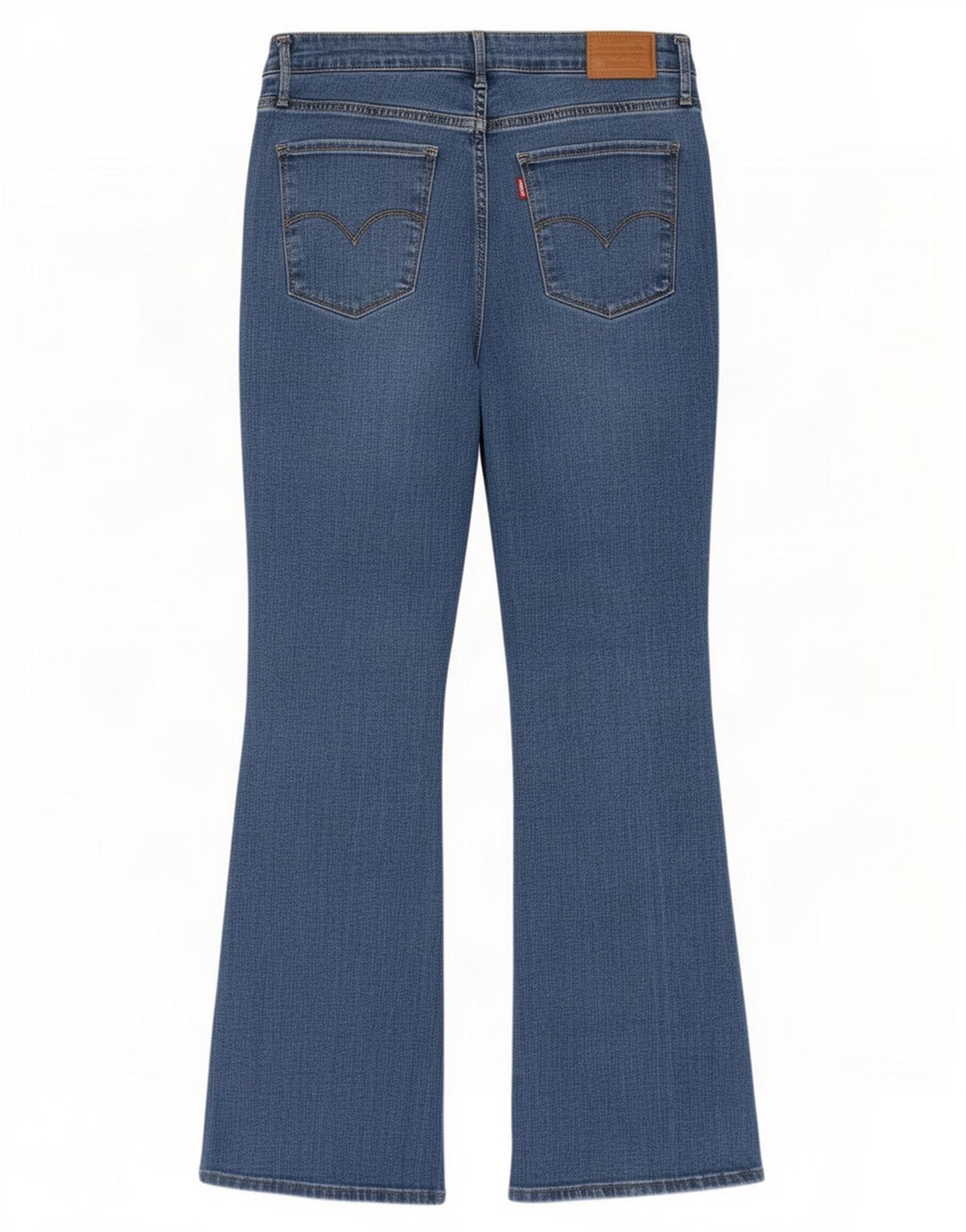 Levi's Damen 724 Bootcut-Jeans mit hohem Bund, W32, L30, blaues Lyocell