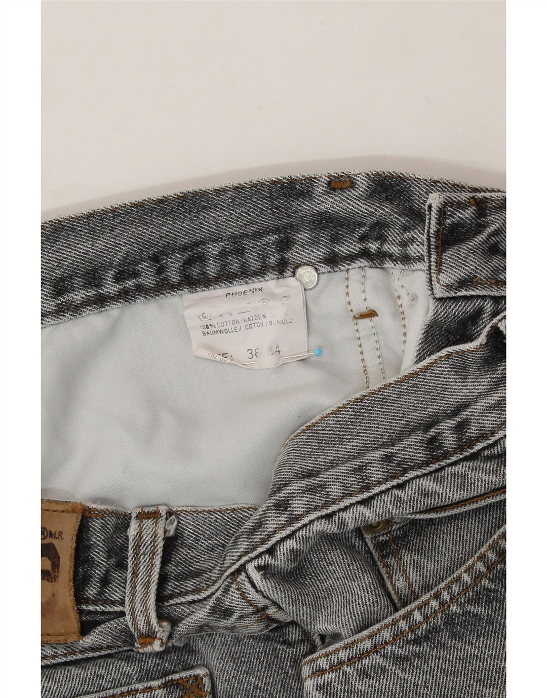 LEE Mens Straight Jeans W36 L34 Grey Cotton Vintage Lee and Second-Hand Lee from Messina Hembry 