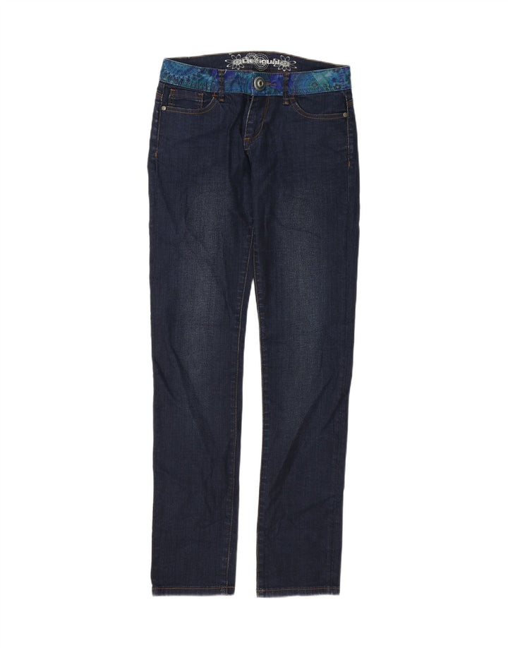 DESIGUAL Womens Slim Jeans W28 L33 Navy Blue