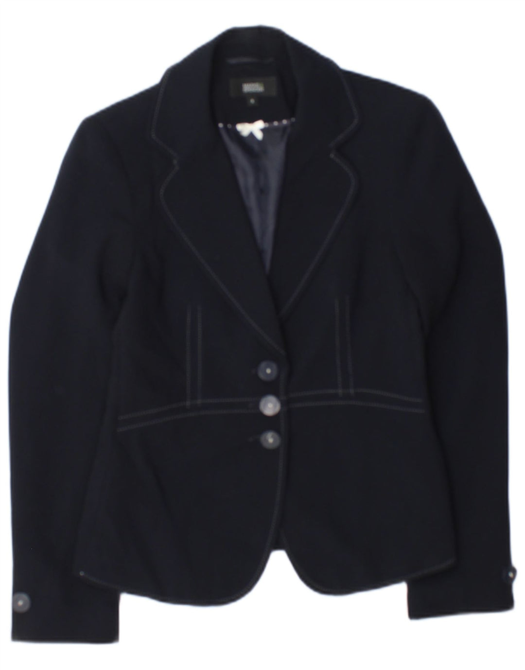 Marks & Spencer Damen-Blazer mit 3 Knöpfen, Gr. 8, Marineblau
