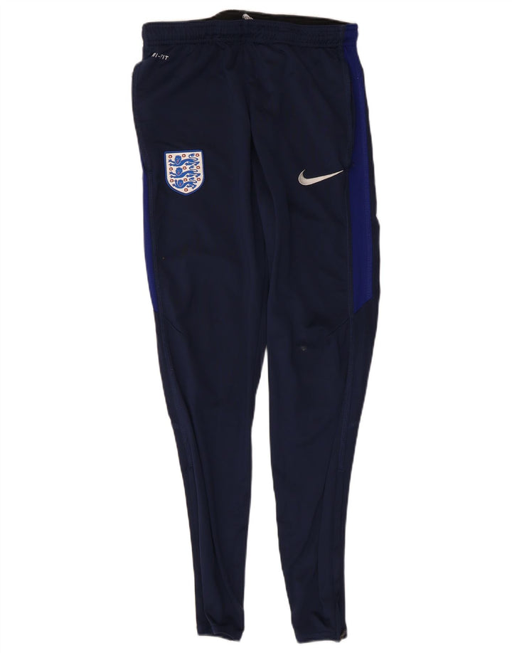 Nike England-Trainingshose für Herren, Größe S, Marineblau, Farbblock-Polyester
