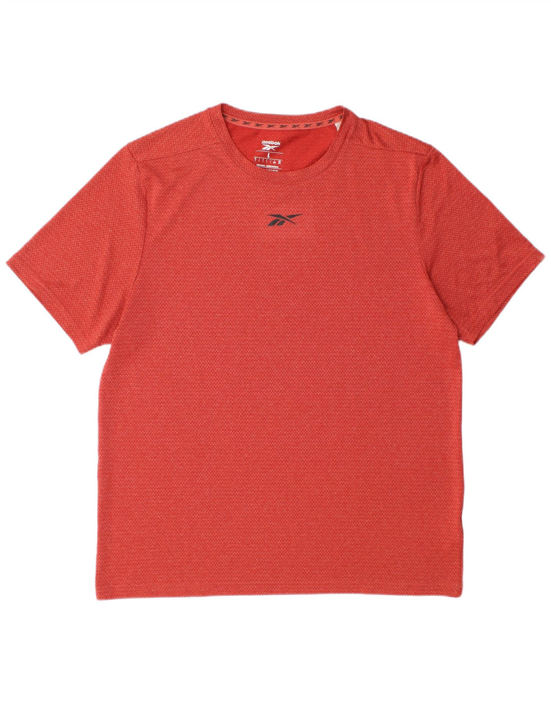 Reebok Herren T-Shirt Top Large Rot Polyester