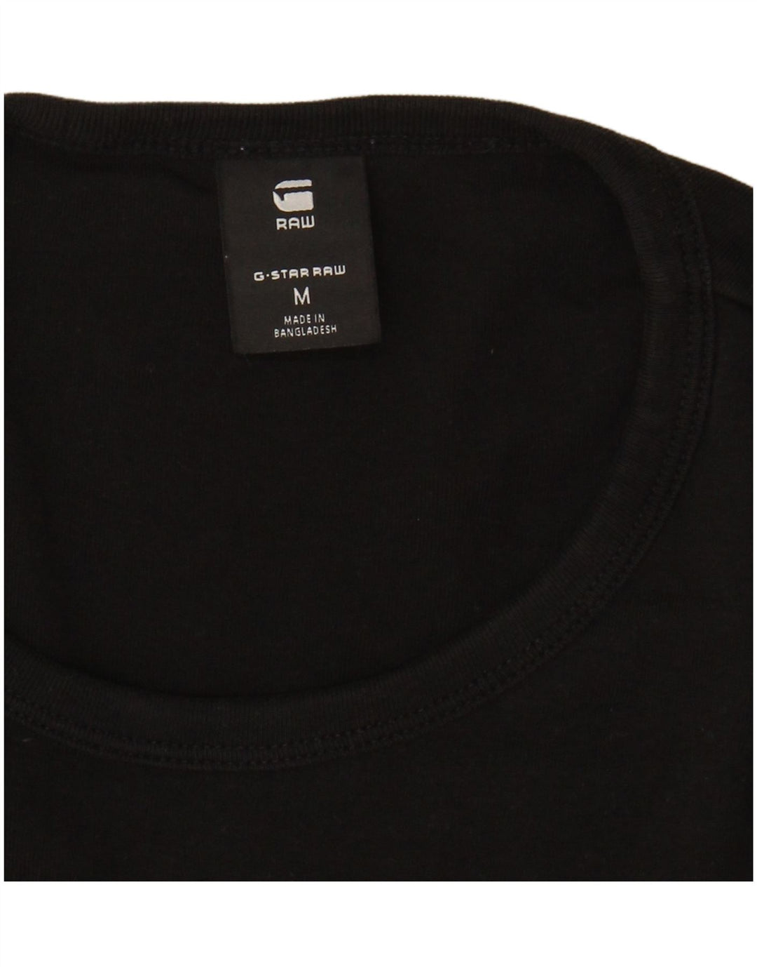 G-STAR Herren-Top, langärmelig, mittelschwarz, Baumwolle