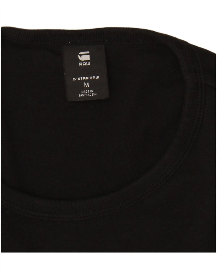 G-STAR Herren-Top, langärmelig, mittelschwarz, Baumwolle