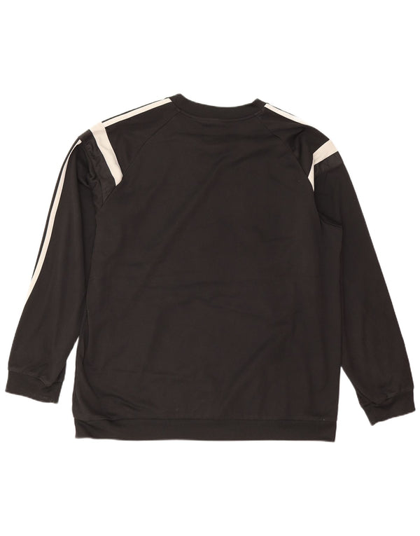 Adidas Herren Sweatshirt Pullover XL Schwarz Colourblock Polyester