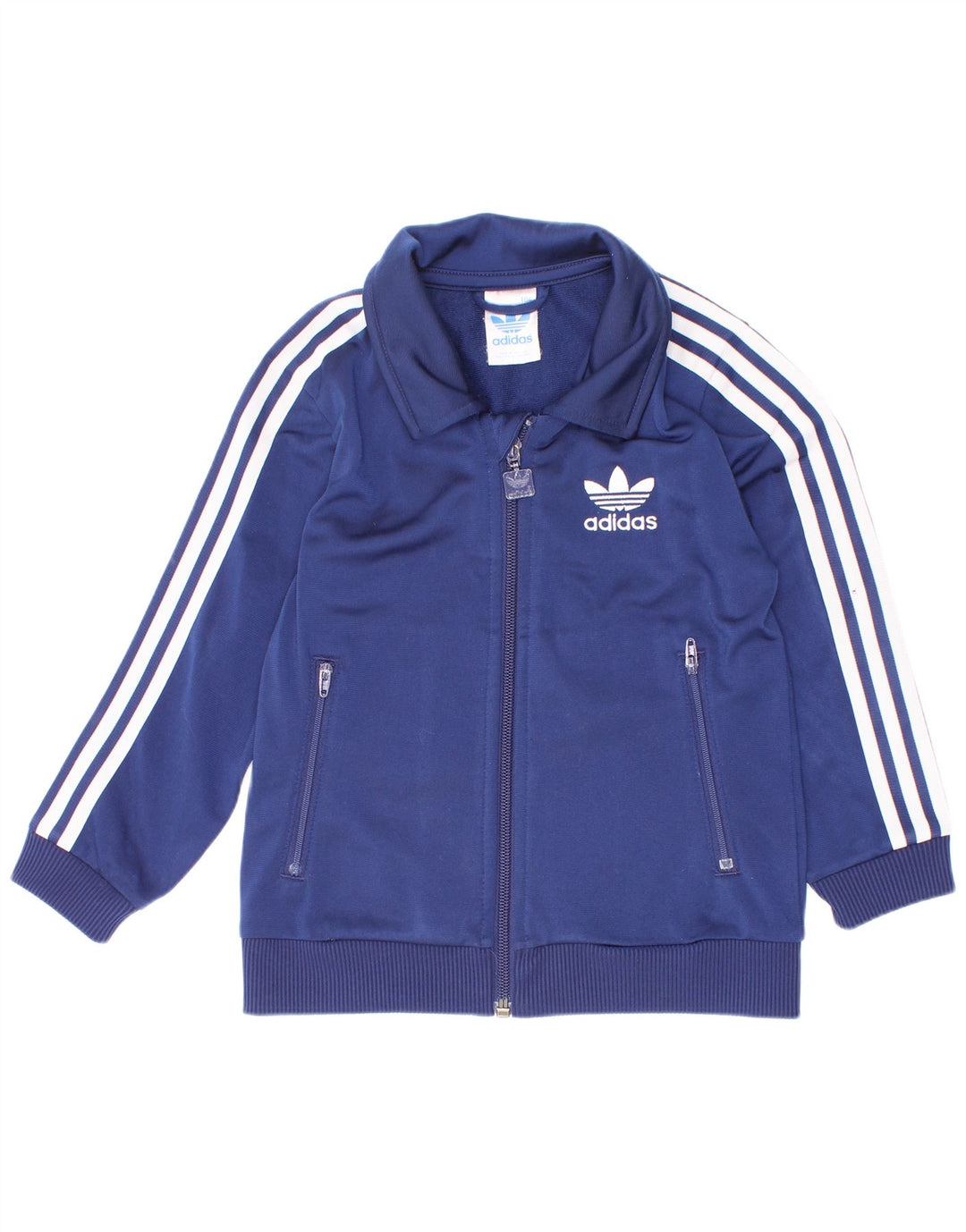 Adidas Jungen Trainingsanzug Top Jacke 3-4 Jahre Marineblau Polyester