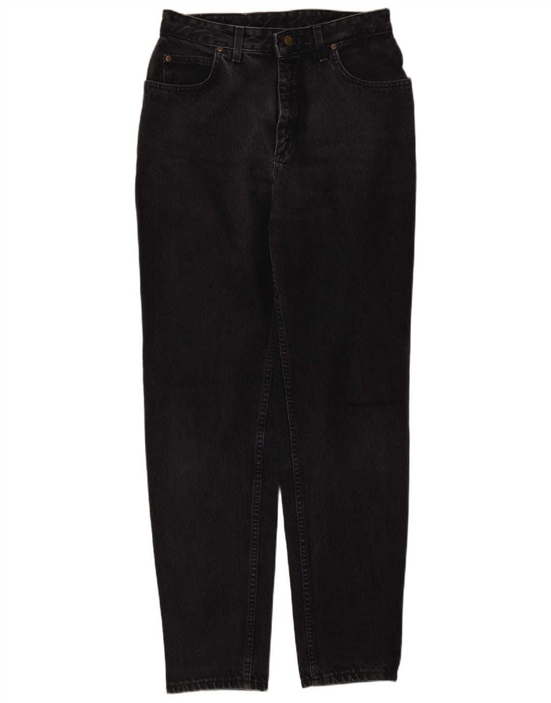 Lee Herren Virginia Tapered Jeans W33 L33 Schwarze Baumwolle