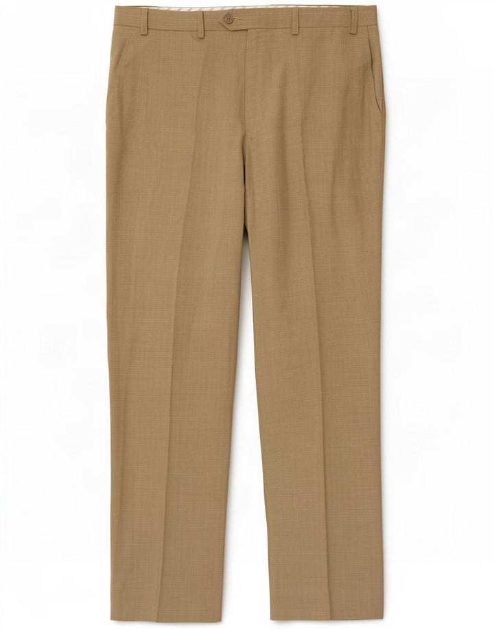 Gerade Damen-Anzughose von Marks & Spencer, W36, L29, Khaki, Polyester