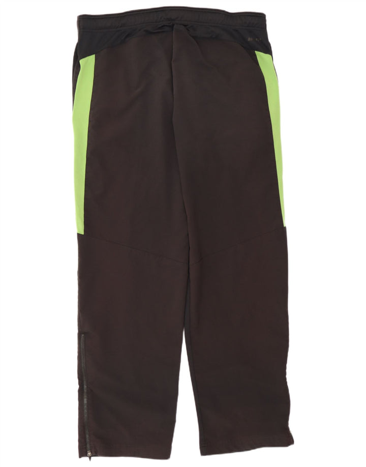 Nike Herren Dri Fit Trainingshose, groß, schwarzes Farbblock-Polyester
