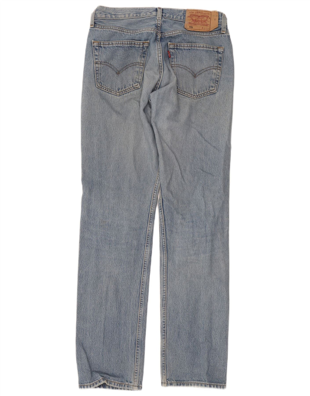 Levi's Herren 501 Straight Jeans W32 L34 Blaue Baumwolle