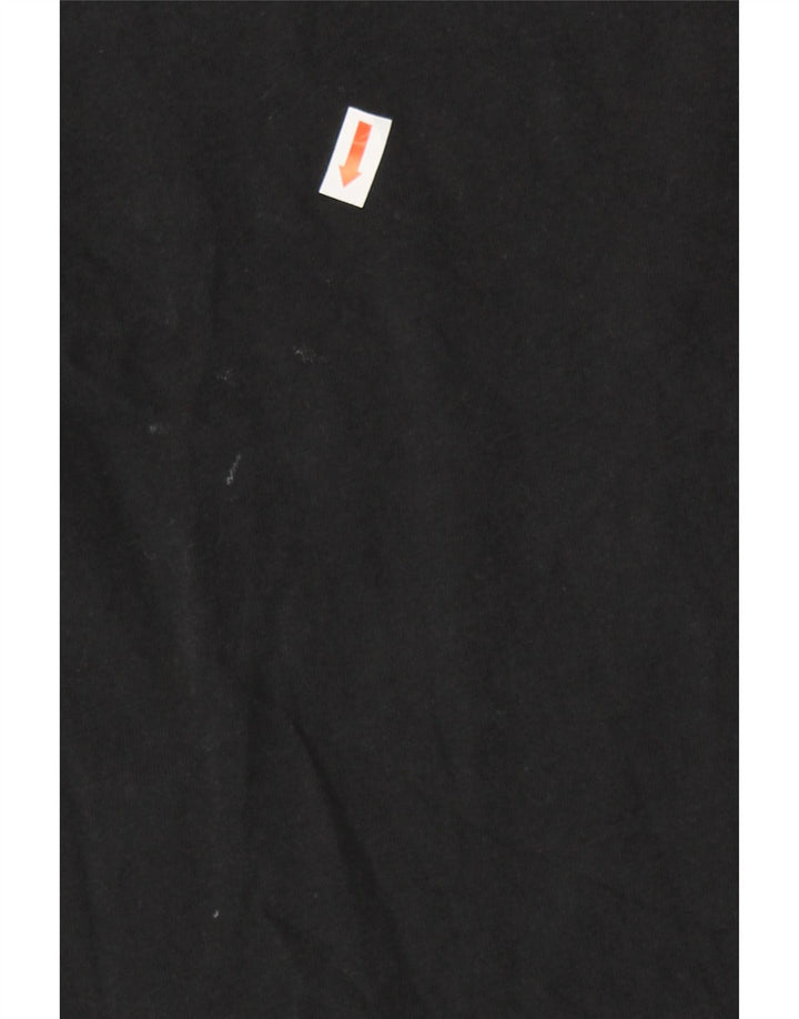 ADIDAS Womens T-Shirt Top UK 14 Medium Black Cotton Vintage Adidas and Second-Hand Adidas from Messina Hembry 