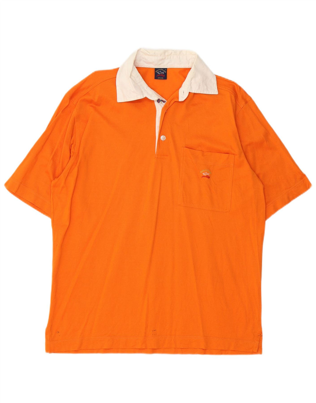 PAUL & SHARK Herren Rugby-Poloshirt Mittelorange