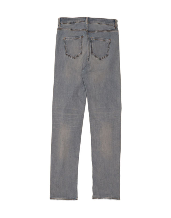 Marks & Spencer Damen Sophia Straight Jeans UK 10 Small W28 L31 Blau