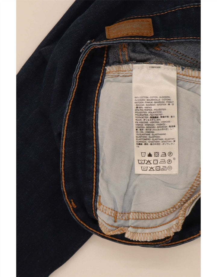 Levi's Damen-Legging-Jeans, W30, L30, marineblaue Baumwolle