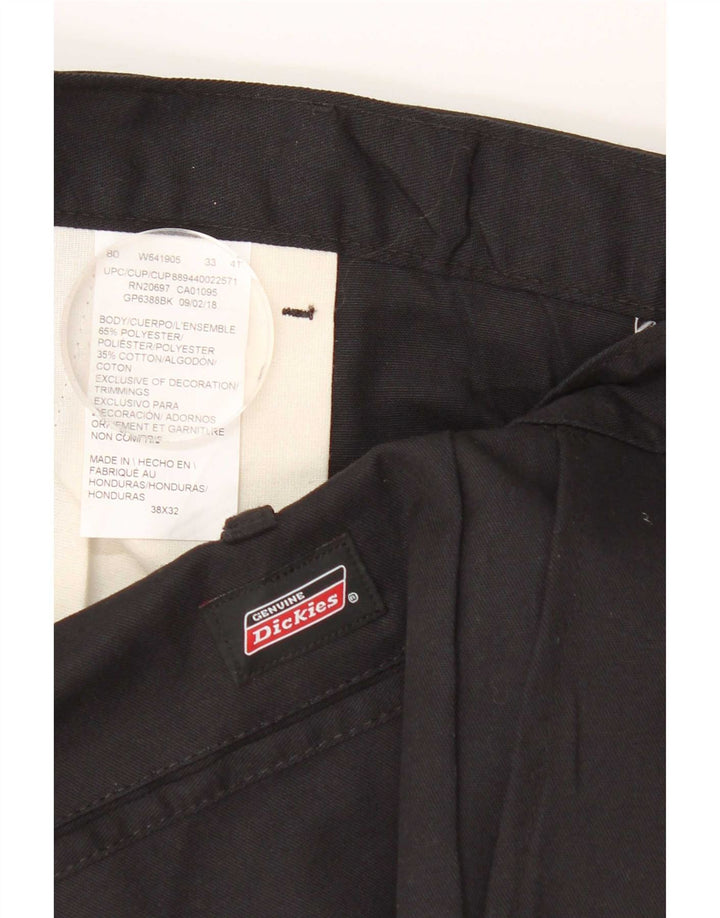 Dickies Herren Straight Chino Hose W38 L32 Schwarz Polyester