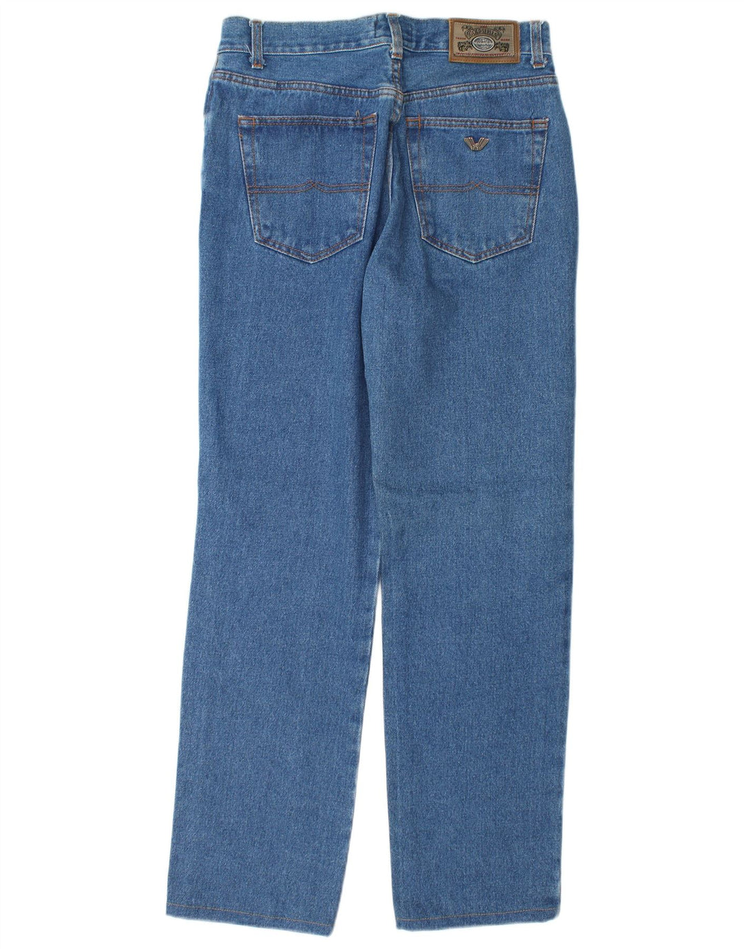 Wampum Herren Straight Jeans W32 L31 Blaue Baumwolle