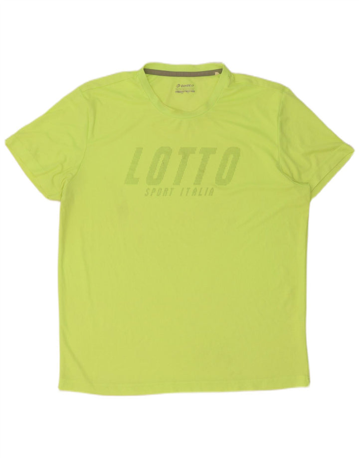 Lotto Herren Grafik T-Shirt Top XL Grün