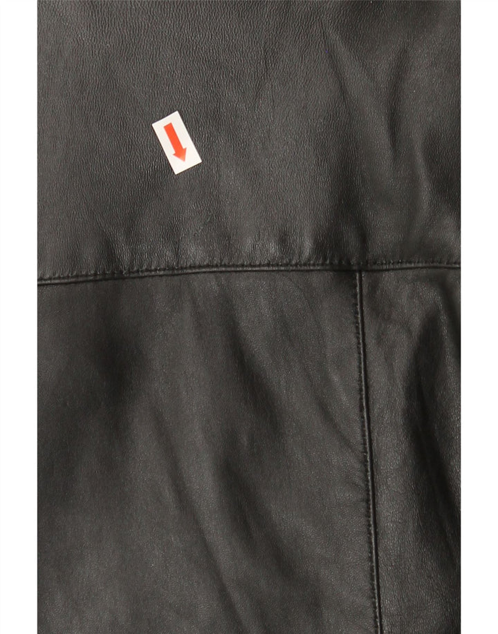 AVIATRIX Womens Leather Jacket UK 12 Medium Black Leather Vintage Aviatrix and Second-Hand Aviatrix from Messina Hembry 