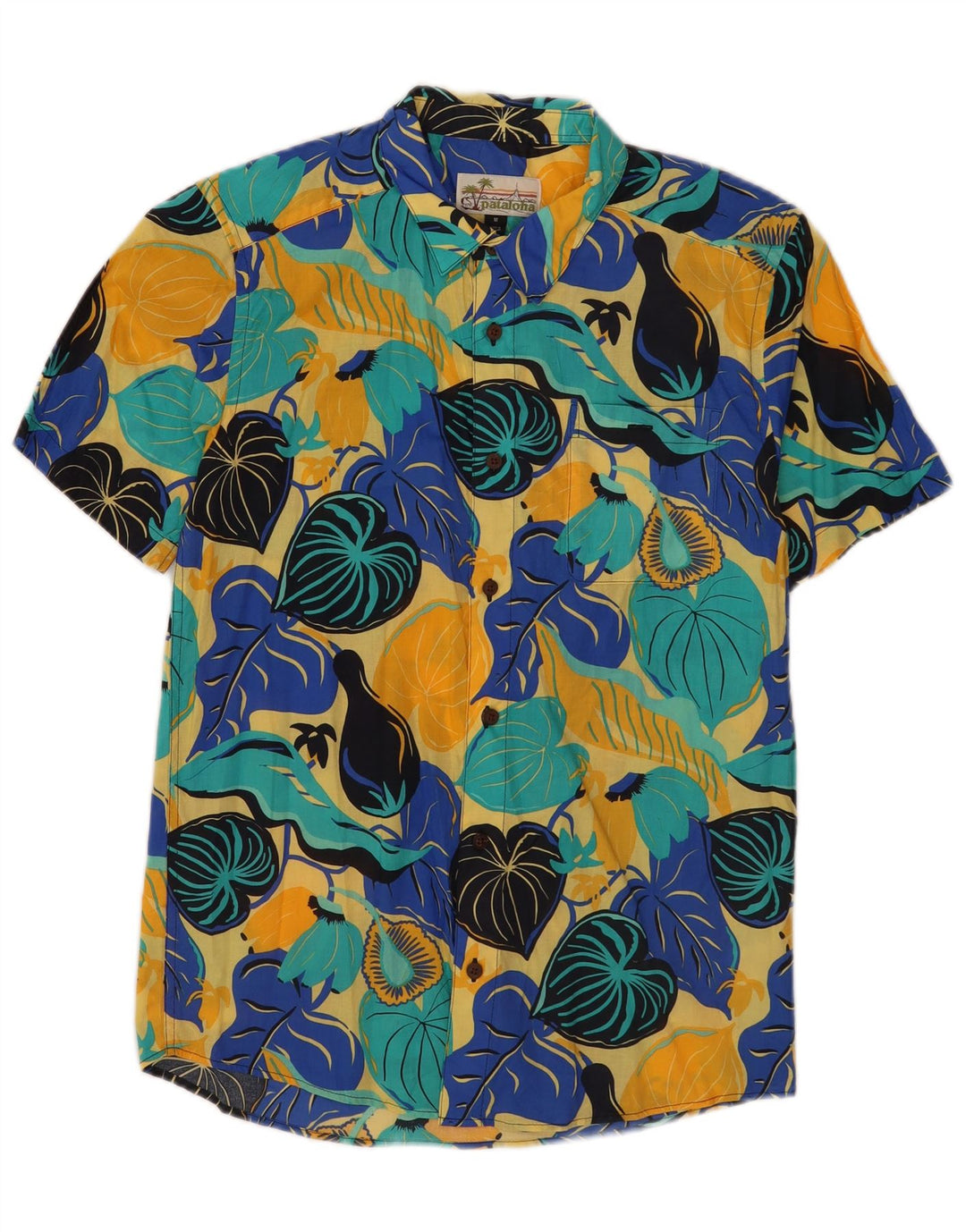 Patagonia Kurzarm-Hawaiihemd für Herren, mittelgroß, mehrfarbig, Blumenmuster