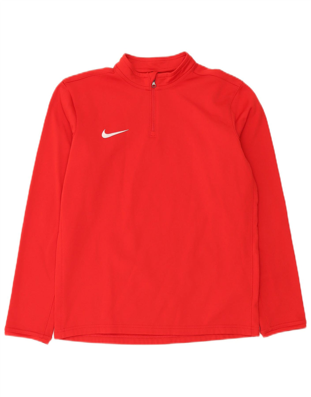 Nike Dri Fit Pullover-Trainingsanzugoberteil mit Reißverschluss für Jungen, 13–14 Jahre, XL, Rot