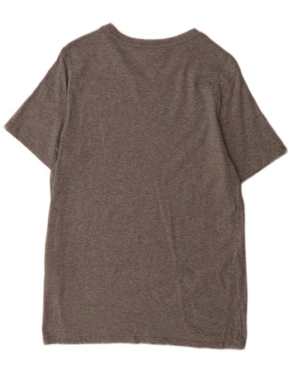 Levi's Damen-T-Shirt mit Standard-Passform, UK 14, mittelgrau gefleckte Baumwolle