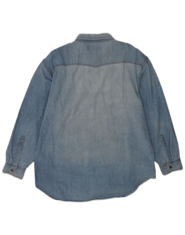 Brandon & C Herren Jeanshemd XL Blau Baumwolle