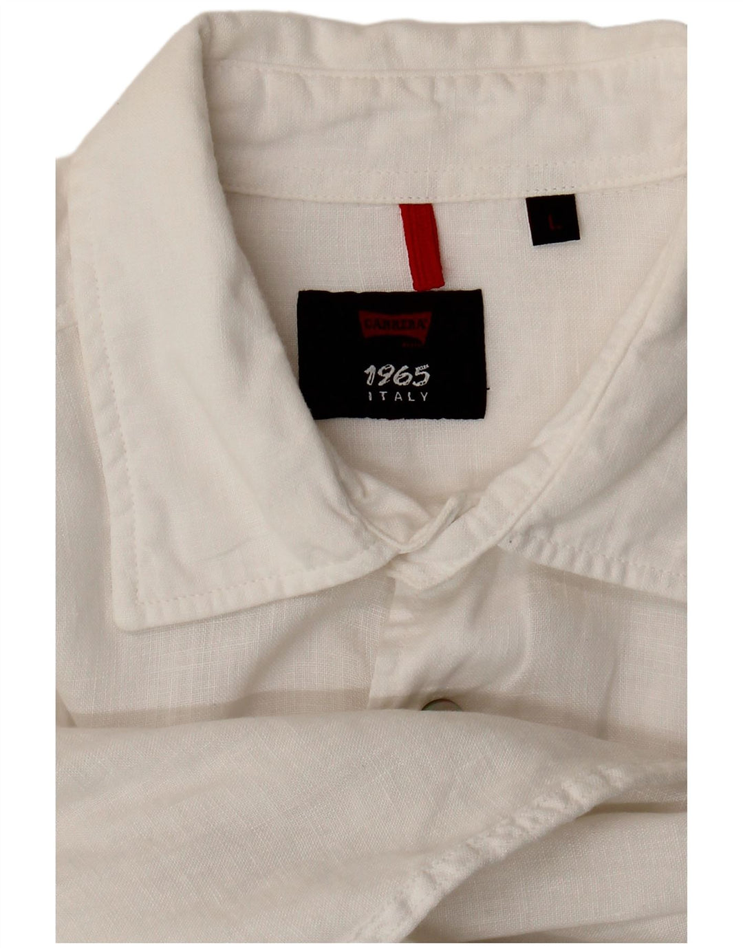 Carrera Herrenhemd Large Weiß