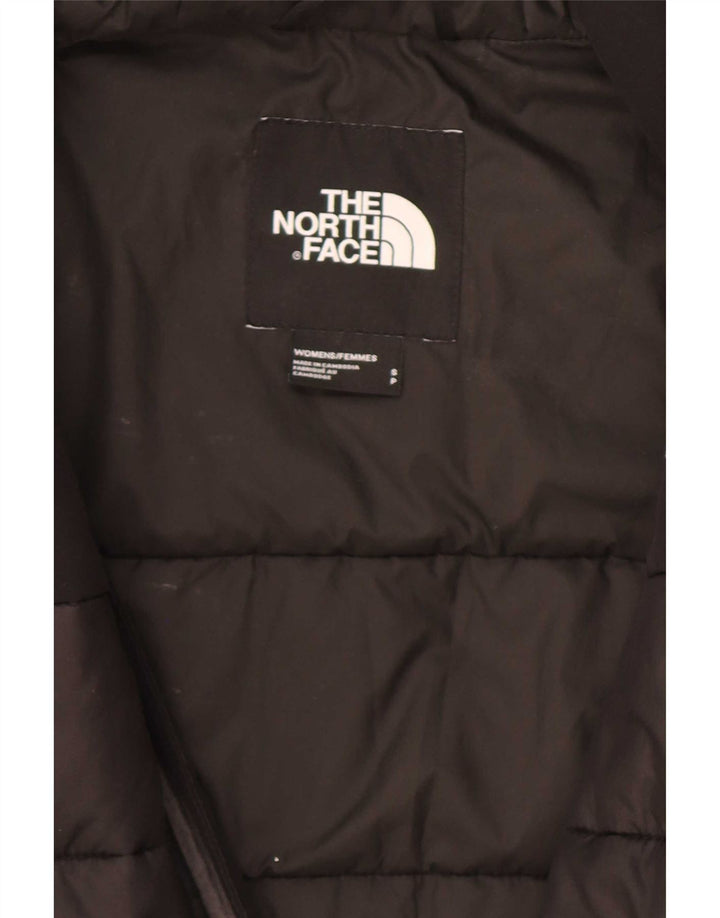 The North Face Damen-Kapuzenjacke, wattiert, Größe S, UK 10, Schwarz, Polyester