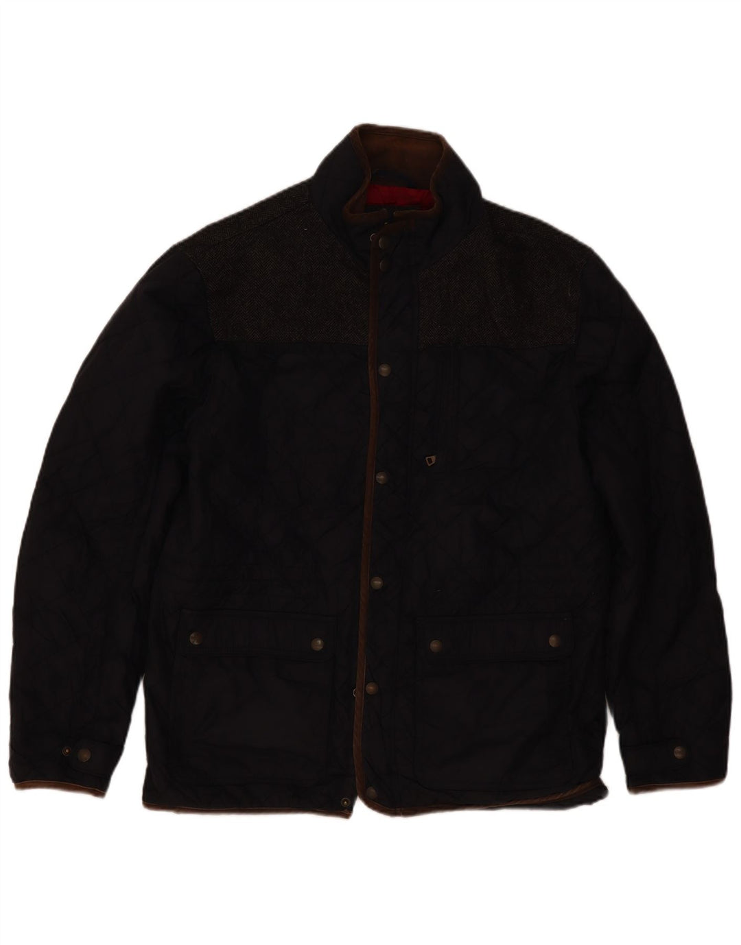 Blue Harbor Herren-Steppjacke, UK 40, Größe L, Marineblau, Farbblock