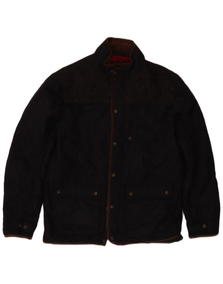 Blue Harbor Herren-Steppjacke, UK 40, Größe L, Marineblau, Farbblock