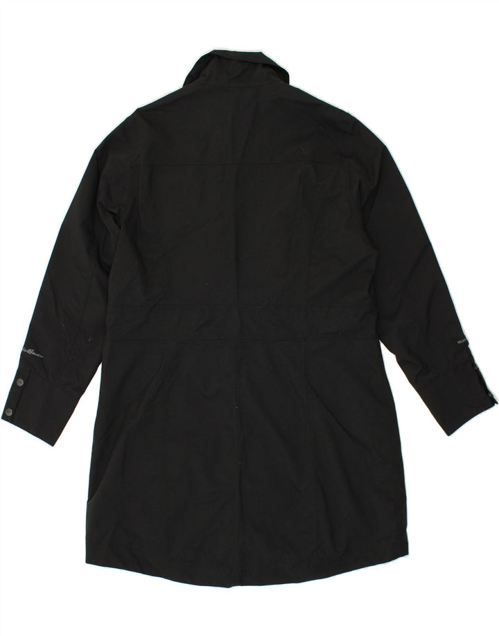EDDIE BAUER Womens Overcoat UK 18 XL Black Nylon Vintage Eddie Bauer and Second-Hand Eddie Bauer from Messina Hembry 