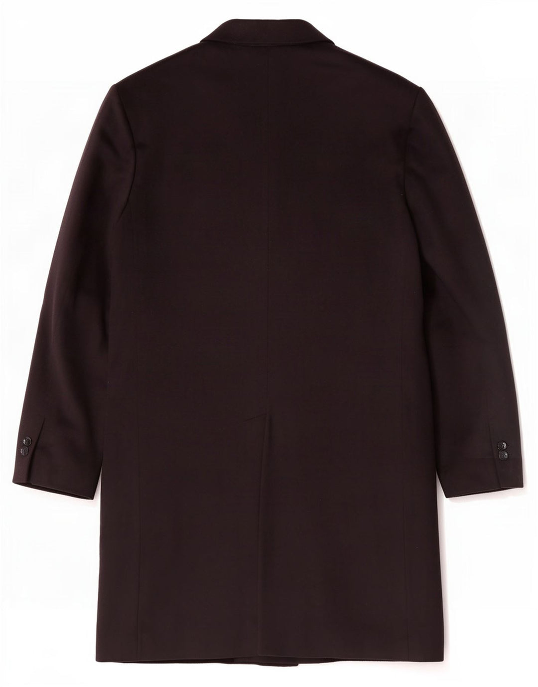 Bucalo Herrenmantel IT 54 2XL Schwarze Wolle