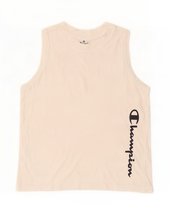 Champion Damen-Top mit Grafik, UK 14, Größe L, Weiß
