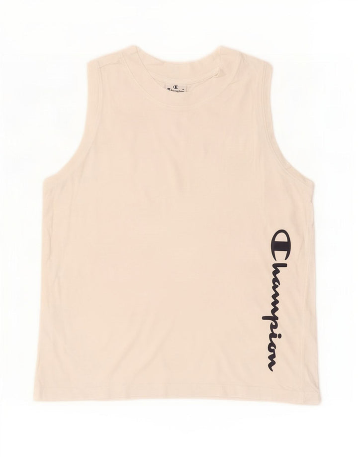 Champion Damen-Top mit Grafik, UK 14, Größe L, Weiß