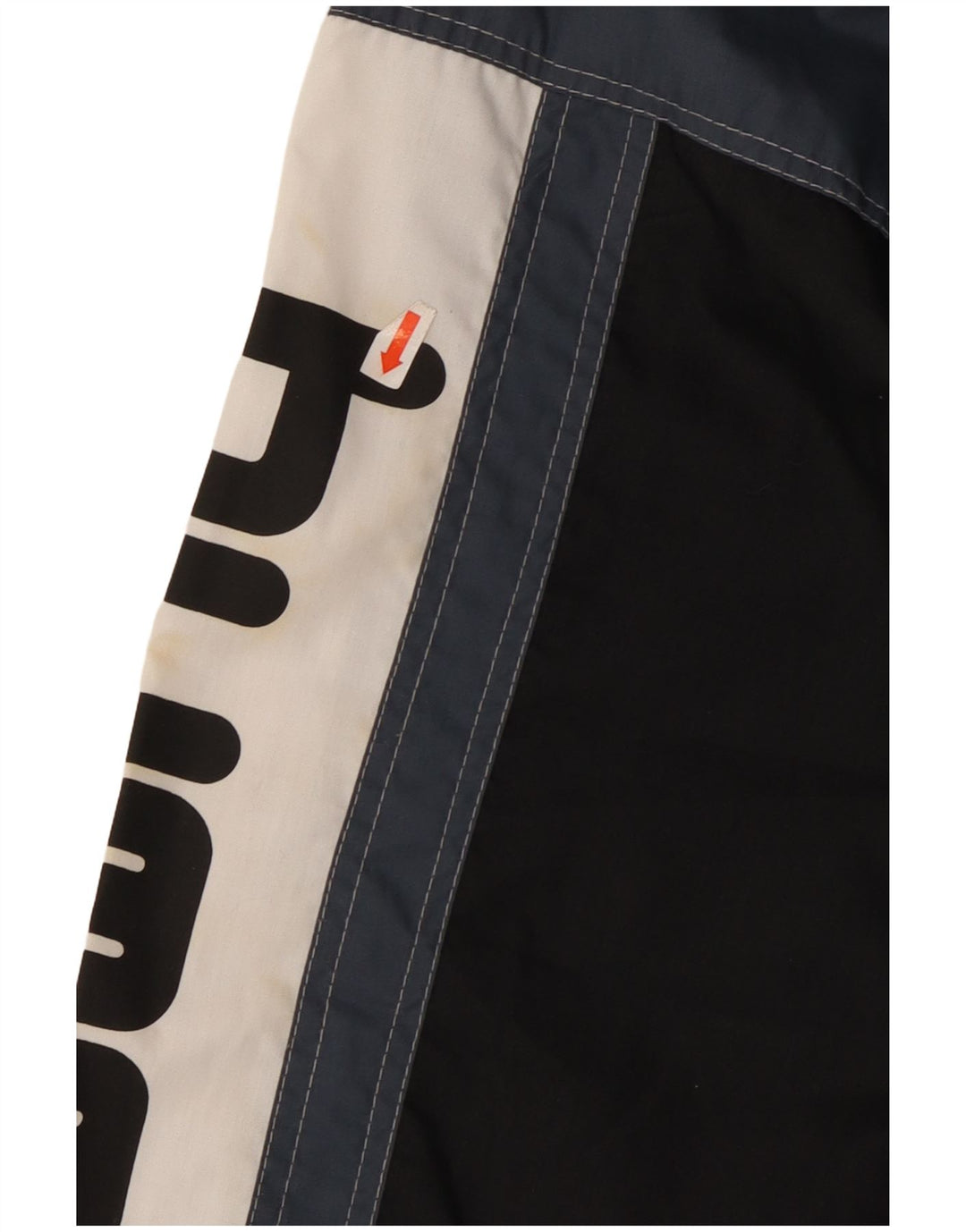 Hummel Herren-Trainingsanzugoberteil mit Grafik, XL, schwarzes Farbblock-Polyester