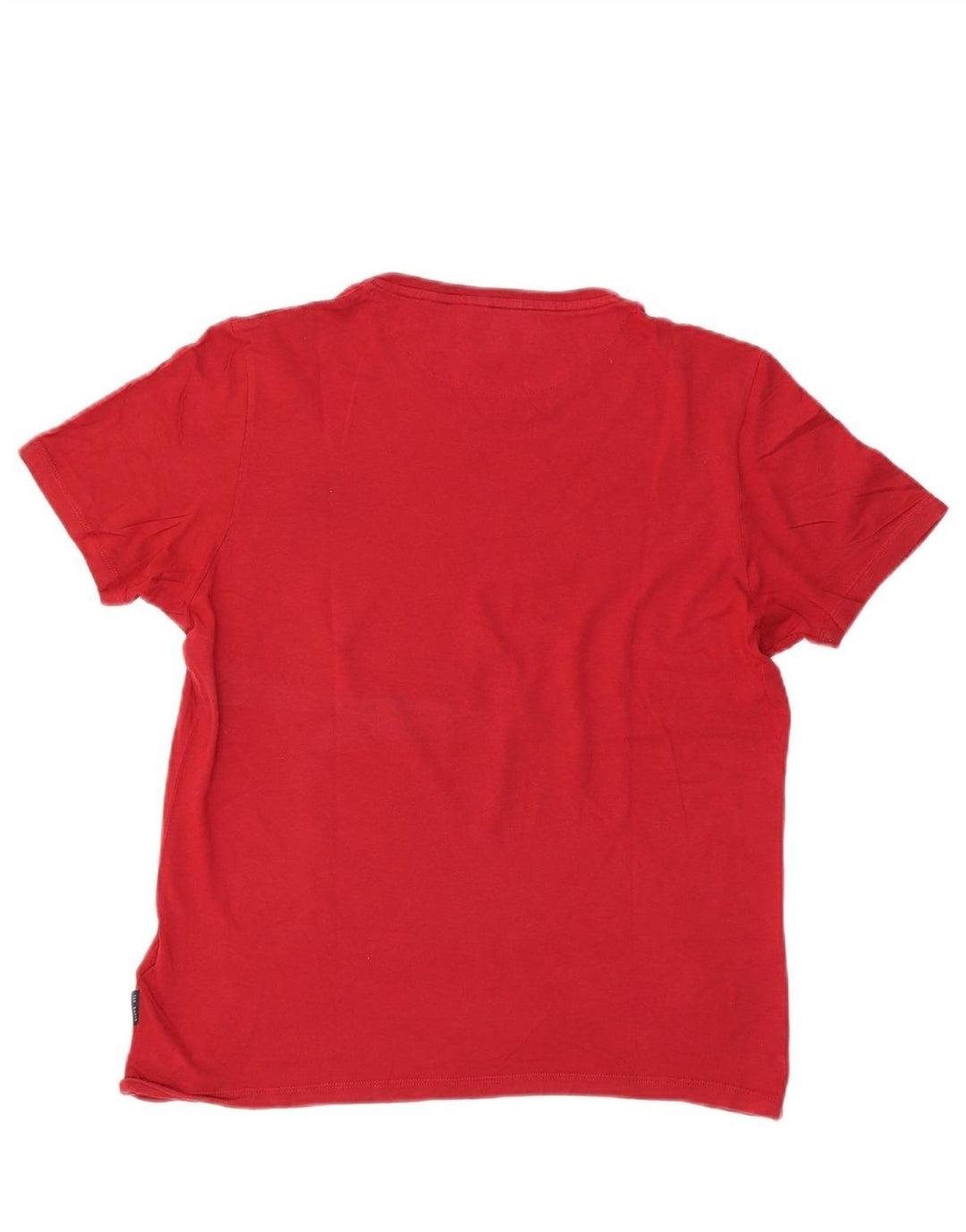 TED BAKER Womens T-Shirt Top Size 5 XL Red Cotton