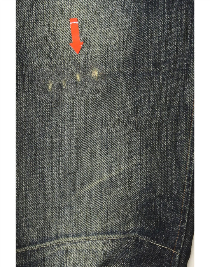 G-STAR Womens Graphic Slim Jeans W27 L30 Navy Blue Cotton Vintage G-Star and Second-Hand G-Star from Messina Hembry 